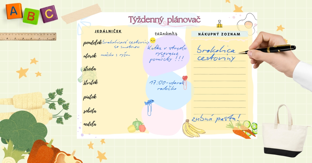 Týždenný plánovač kategoria